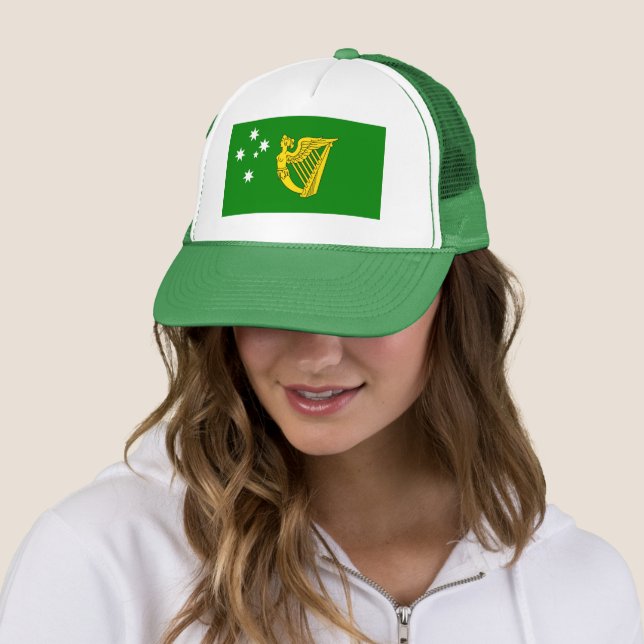 Gorra De Camionero Bandera del patrimonio irlandés australiano (In situ)