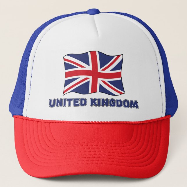 Gorra De Camionero Bandera del Reino Unido (Anverso)