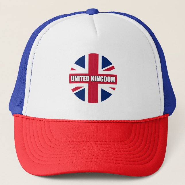 Gorra De Camionero Bandera del Reino Unido (Anverso)