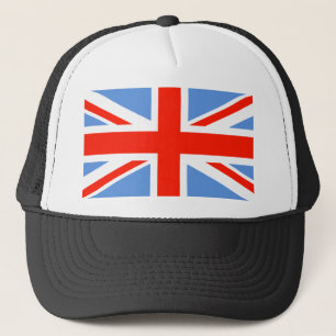 Gorra De Camionero Bandera del Reino Unido de la Unión Roja Blanca y 
