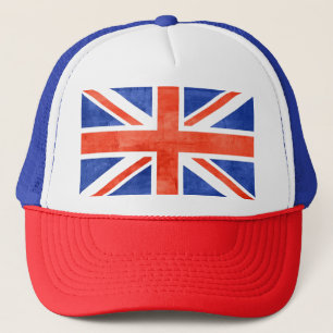 Gorra De Camionero Bandera del Reino Unido Grunge