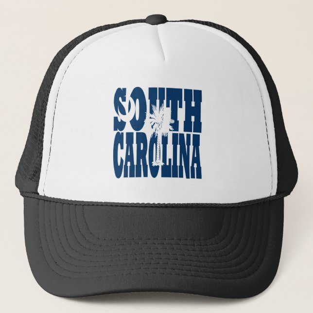 Gorra De Camionero Bandera del sur de Carolina (Anverso)