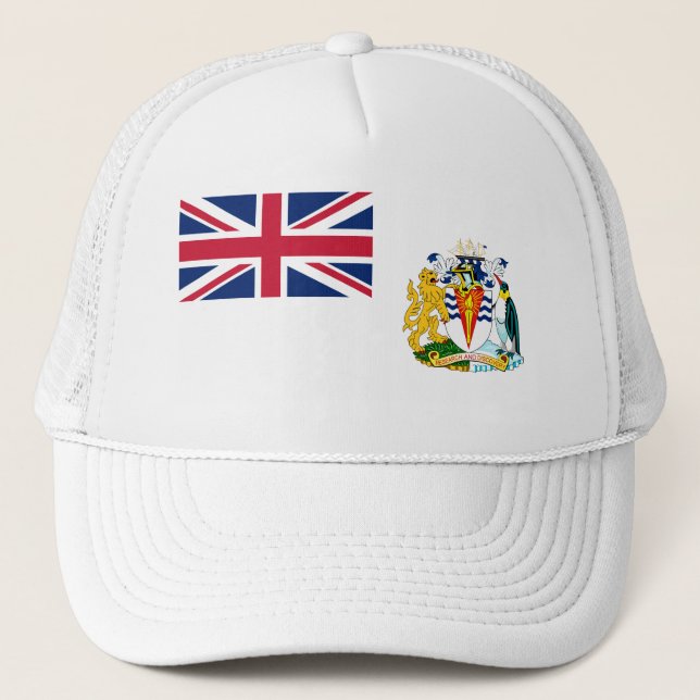 Gorra De Camionero Bandera del Territorio Antártico Británico (Anverso)