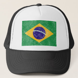 Gorra De Camionero Bandera del vintage del Brasil
