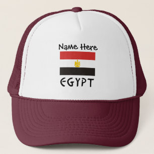 Gorra De Camionero Bandera Egipcia Egipcia Nombre Personalizado