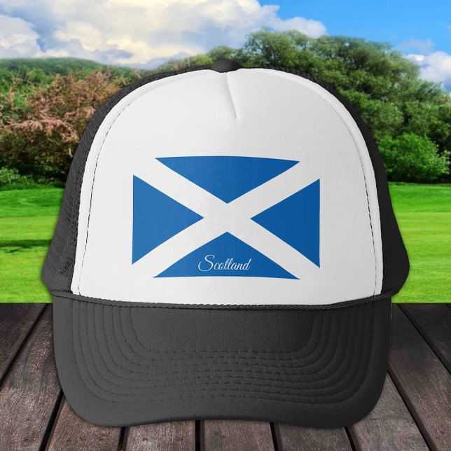 Gorra De Camionero Bandera escocesa y Escocia: moda, viajes y deporte (Subido por el creador)