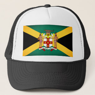 Gorra De Camionero Bandera/Escudo de armas de Jamaica