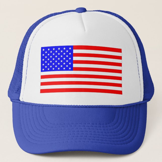 GORRA DE CAMIONERO BANDERA ESTADOUNIDENSE (Anverso)