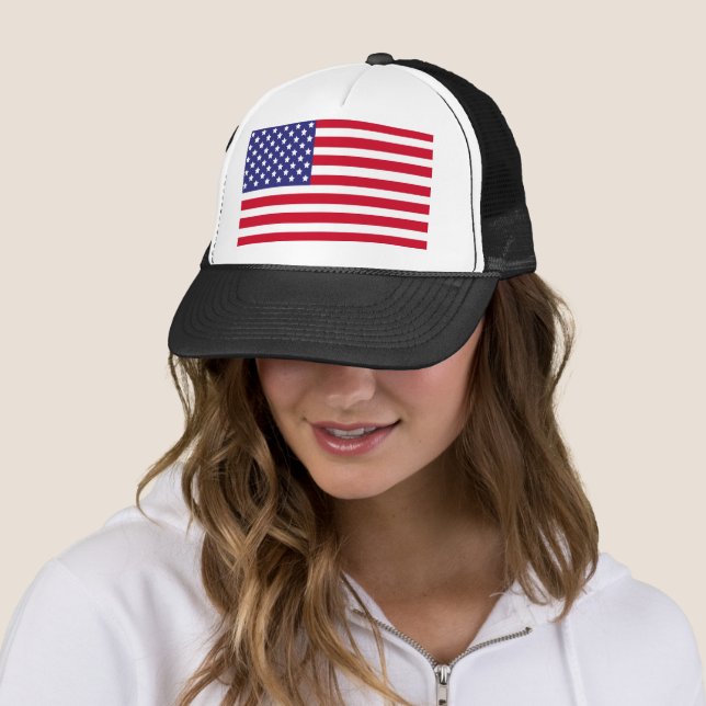 Gorra De Camionero Bandera estadounidense (In situ)