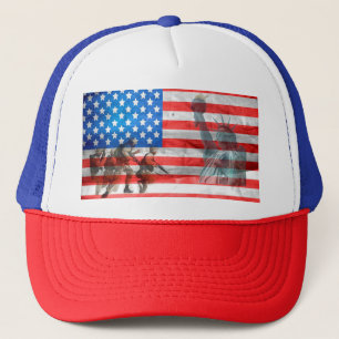 Gorra De Camionero Bandera estadounidense