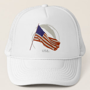 Gorra De Camionero bandera estadounidense