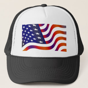 Gorra De Camionero Bandera estadounidense