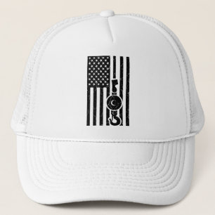 Gorra De Camionero BANDERA ESTADOUNIDENSE Camión de remolque de opera