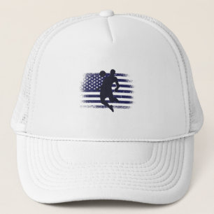 Gorra De Camionero Bandera estadounidense de la camiseta de un hincha