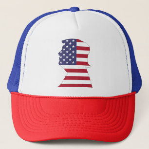 GORRA DE CAMIONERO BANDERA ESTADOUNIDENSE DEL PRESIDENTE DONALD TRUMP