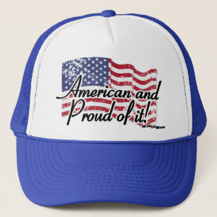 Gorra De Camionero Bandera estadounidense - ¡Estadounidense y orgullo