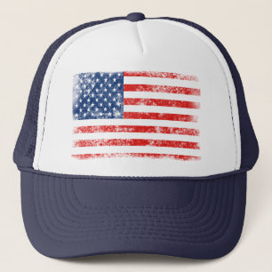Gorra De Camionero Bandera estadounidense muy perturbada por Guay