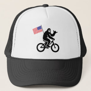 Gorra De Camionero Bandera estadounidense para ciclismo de pie