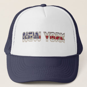 Gorra De Camionero Bandera estadounidense patriótica Nueva York