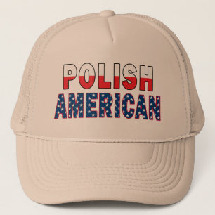Gorra De Camionero Bandera estadounidense polaca