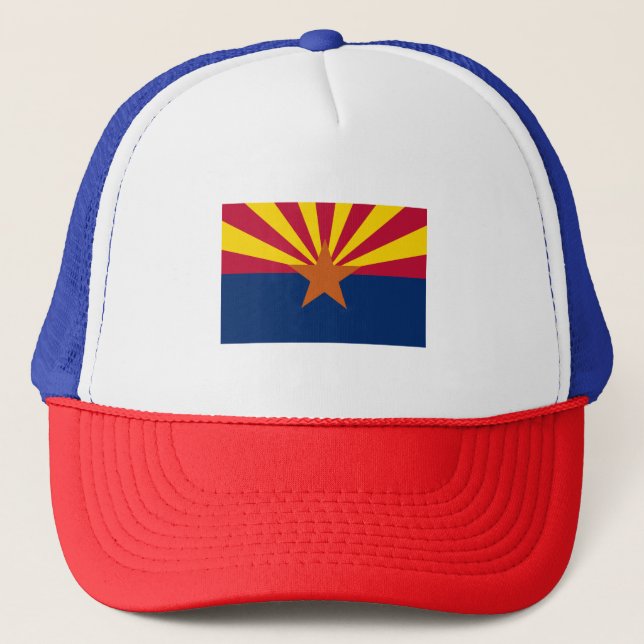 Gorra De Camionero Bandera Estatal de Arizona (Anverso)