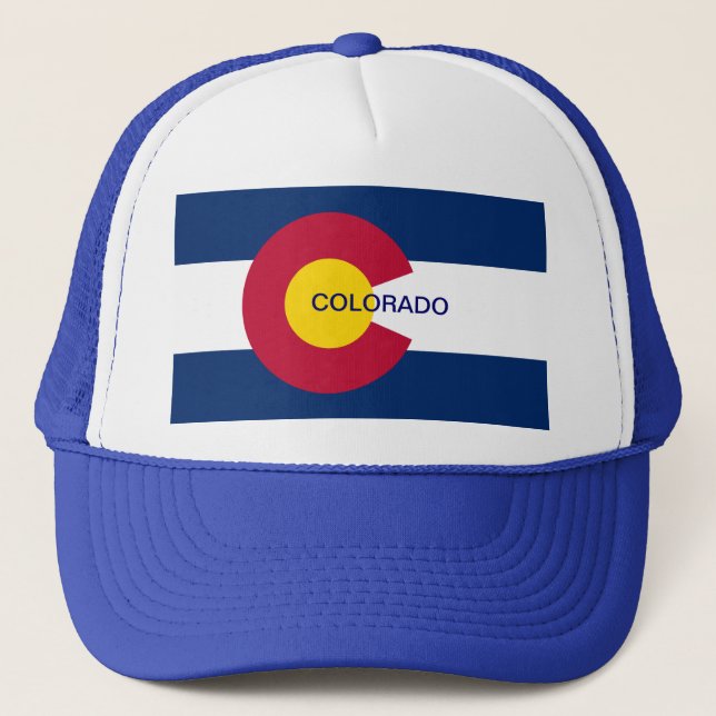 Gorra De Camionero Bandera Estatal de Colorado (Anverso)