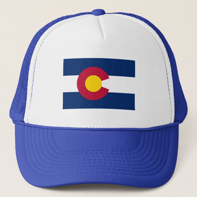 Gorra De Camionero Bandera Estatal de Colorado (Anverso)