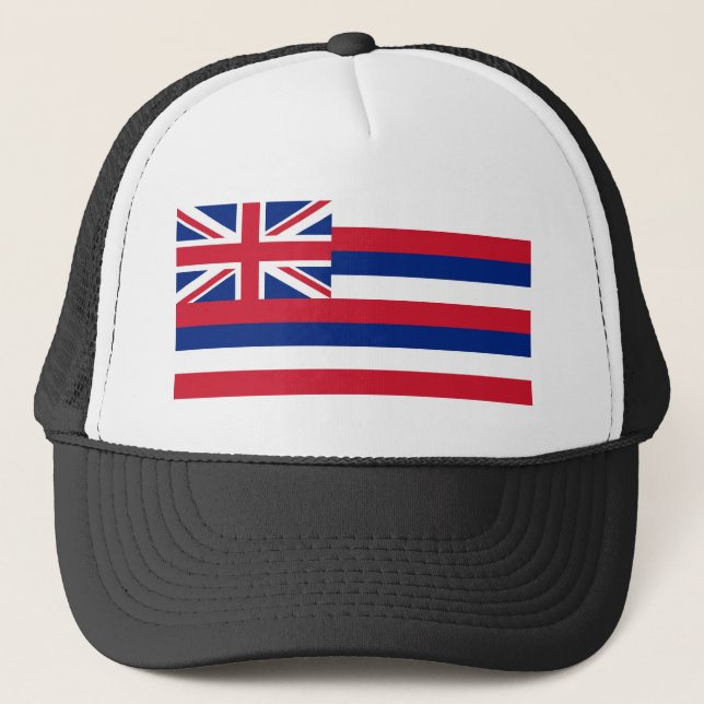 Gorra De Camionero Bandera estatal de Hawaii (Anverso)