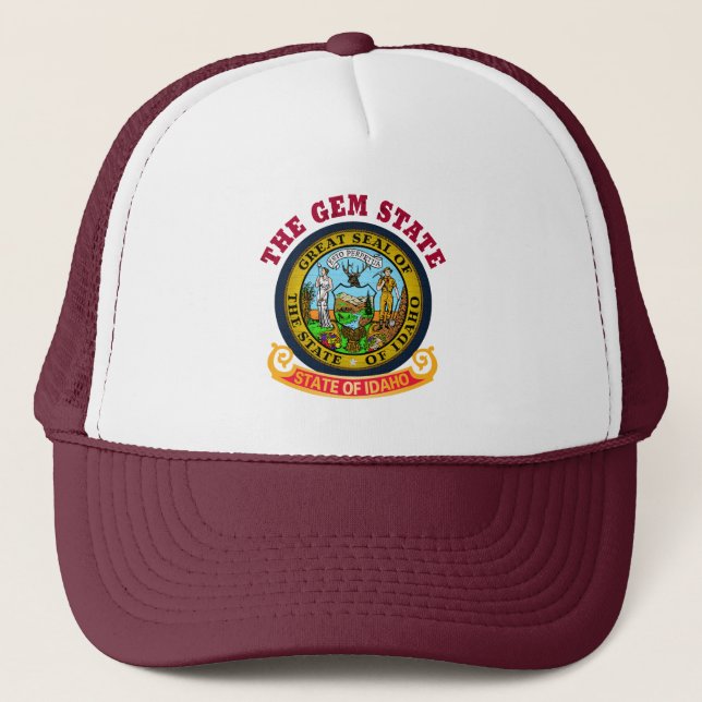 GORRA DE CAMIONERO BANDERA ESTATAL DE IDAHO CROSSROADS (Anverso)