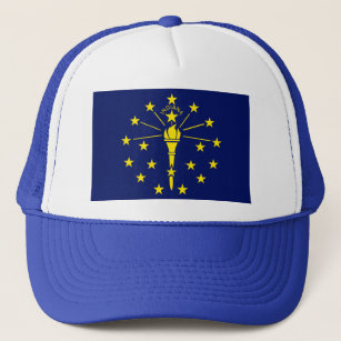Gorra De Camionero Bandera estatal de Indiana