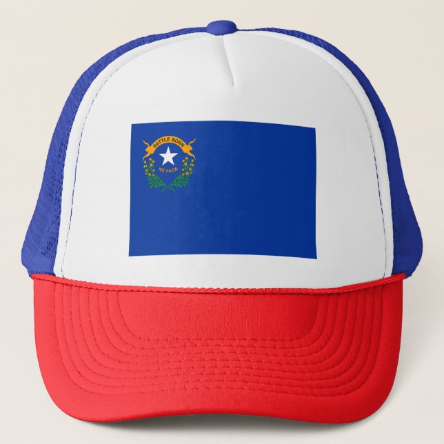 Gorra De Camionero Bandera Estatal de Nevada (Anverso)