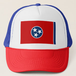 Gorra De Camionero Bandera Estatal Patriótica de Tennessee
