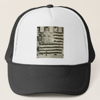 Gorra De Camionero Bandera estrellada: Bandera estadounidense en exhi