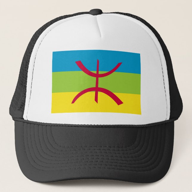 Gorra De Camionero bandera étnica del berber (Anverso)