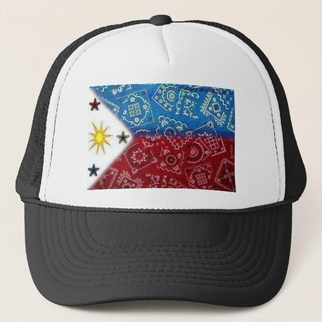 Gorra De Camionero Bandera filipina (Anverso)