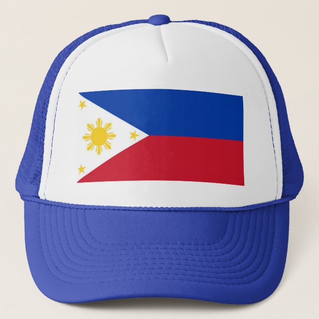 Gorra De Camionero Bandera filipina (Cap. (Anverso)