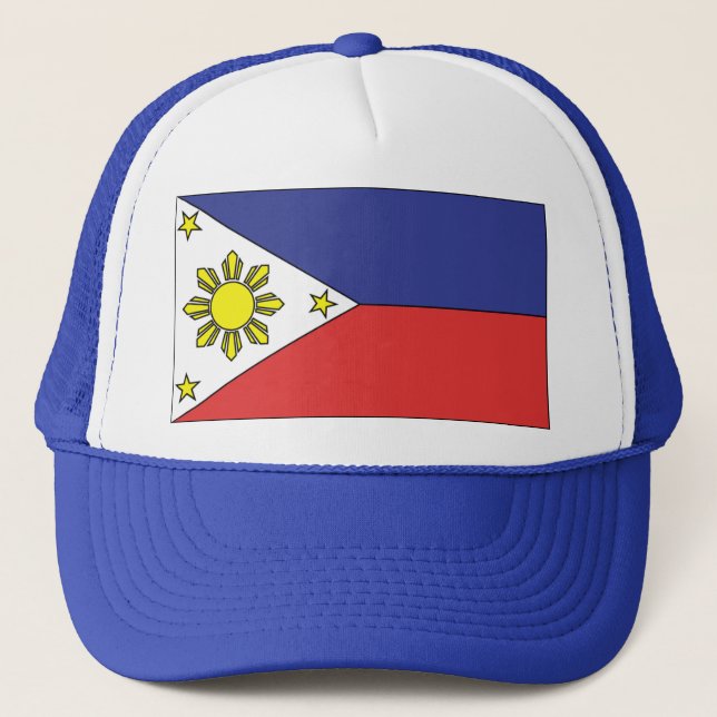 Gorra De Camionero Bandera filipina (casquillo) (Anverso)