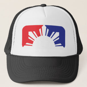 Gorra De Camionero Bandera filipina de la primera división - media