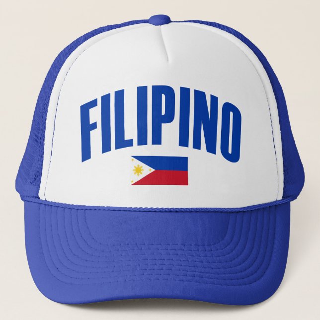 Gorra De Camionero Bandera filipina filipina (Anverso)
