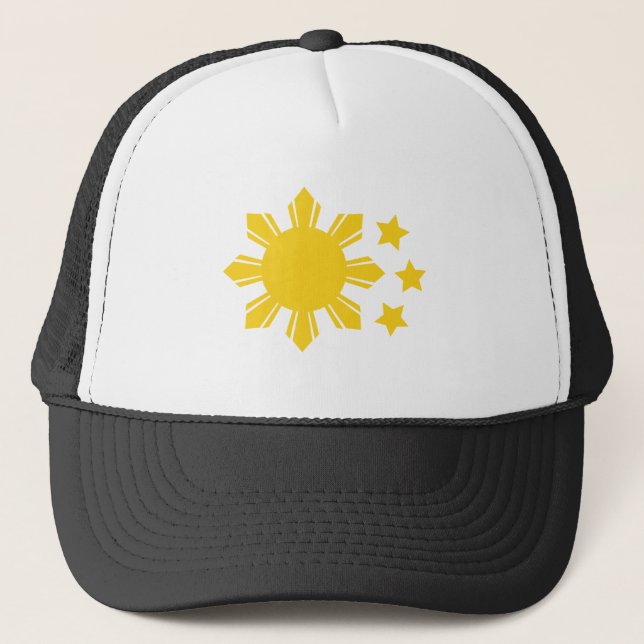 Gorra De Camionero ¡Bandera filipina - orgullosa ser Pinoy! (Anverso)