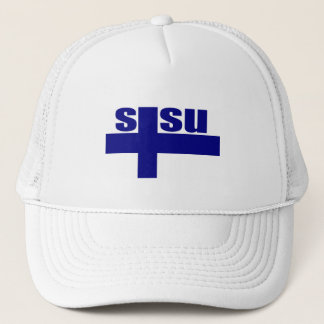 Gorra De Camionero Bandera finlandesa de Sisu