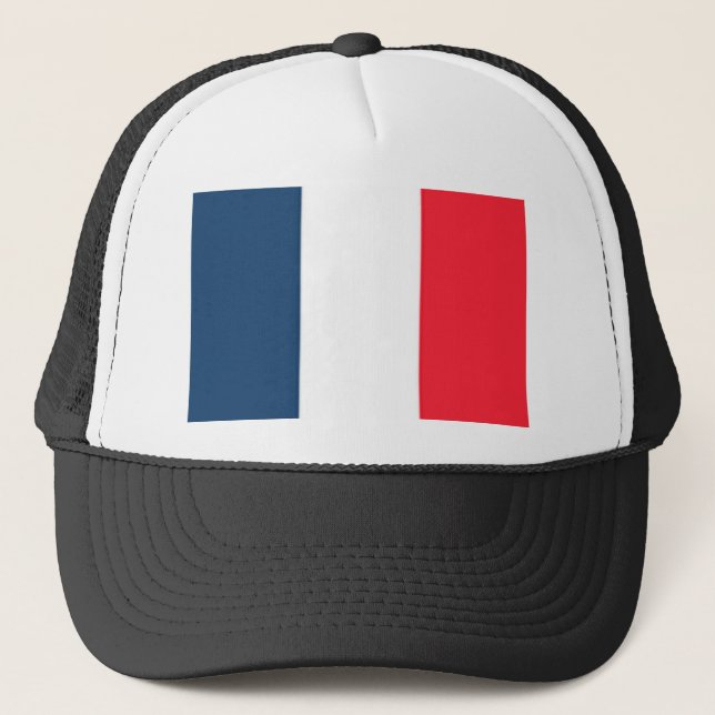 Gorra De Camionero Bandera francesa (Anverso)
