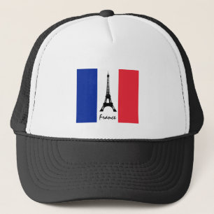 Gorra De Camionero Bandera francesa y Torre Eiffel - Fanáticos de Fra