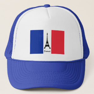 Gorra De Camionero Bandera francesa y Torre Eiffel - Fanáticos de Fra