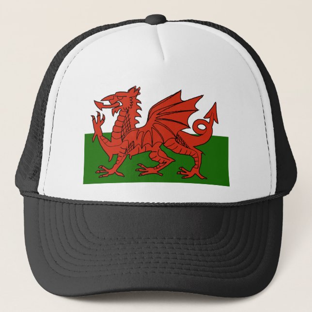 Gorra De Camionero Bandera Galés (Anverso)