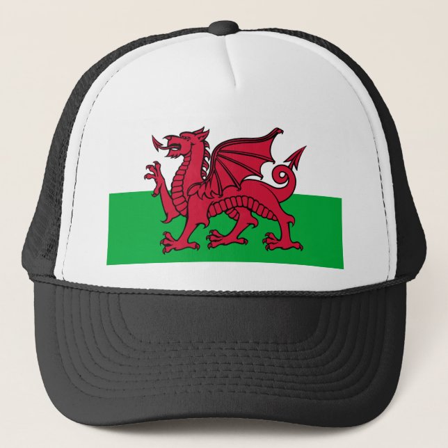 Gorra De Camionero Bandera Galés (Anverso)