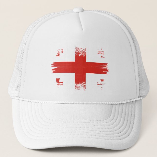 Gorra De Camionero Bandera georgiana (Anverso)
