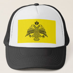 Gorra De Camionero Bandera griega el monte Athos de la iglesia