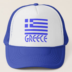 Gorra De Camionero Bandera griega y Grecia