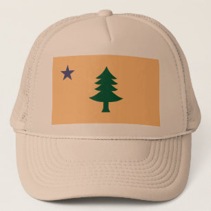 Gorra De Camionero Bandera histórica de Maine (1901-1909)